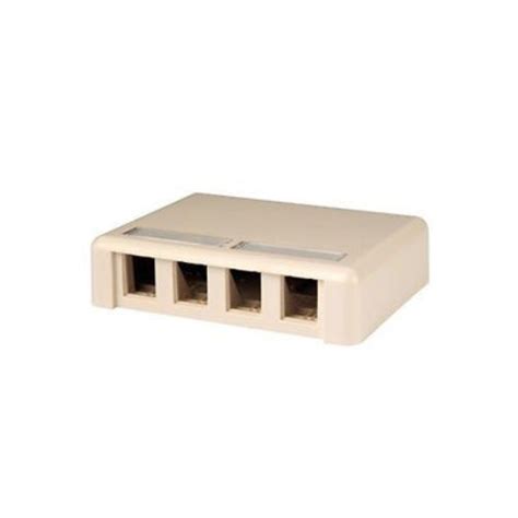 falcon 4 port distribution box|4 Port Faceplate & Surface Mount Boxes – FalconTech.